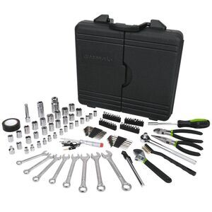 Open Box - Greenworks -  102pc Mechanics Tool Kit Black
